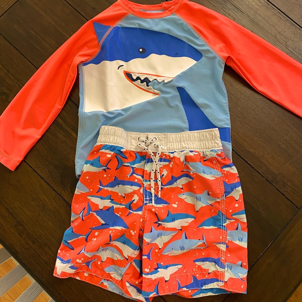 Gap boys bathing suit swim set